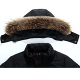 2017 Brand Winter Jacket Men's Long Fur Parka Fashion Thick Coat Men Casual Winter Overcoat jaqueta masculina mens Jackets