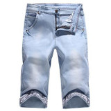 2017 Brand Shorts for men Summer Men denim Shorts Fashion Designers Shorts Cotton Jeans Slim Jeans Shorts Men Plus Size 38