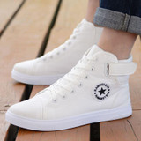 2017 Brand Outdoor men casual Shoes Fashion Breathable High Top Canvas men Shoes spring autumn Men walking shoes For Men boots