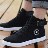 2017 Brand Outdoor men casual Shoes Fashion Breathable High Top Canvas men Shoes spring autumn Men walking shoes For Men boots