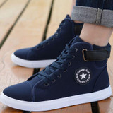 2017 Brand Outdoor men casual Shoes Fashion Breathable High Top Canvas men Shoes spring autumn Men walking shoes For Men boots