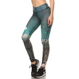2017 Brand New Women Leggings For Fitness Sexy Style Tree Printed Elastic Slim 3D Printing Workout Bodybuilding Ladies Leggings