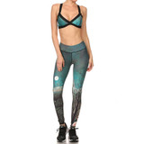 2017 Brand New Women Leggings For Fitness Sexy Style Tree Printed Elastic Slim 3D Printing Workout Bodybuilding Ladies Leggings