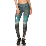 2017 Brand New Women Leggings For Fitness Sexy Style Tree Printed Elastic Slim 3D Printing Workout Bodybuilding Ladies Leggings