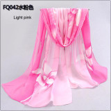 2017 brand new woman scarf long arab hijab print silk chiffon scarves fashion shawl 160cm*50cm free shipping