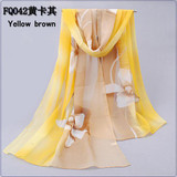 2017 brand new woman scarf long arab hijab print silk chiffon scarves fashion shawl 160cm*50cm free shipping