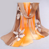 2017 brand new woman scarf long arab hijab print silk chiffon scarves fashion shawl 160cm*50cm free shipping