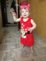2017 Baby&amp;Kids Cartoon Minnie Mouse Children Princess Dresses Baby Girls Cute Sleeveless Summer Dress Cotton Girls Clothes