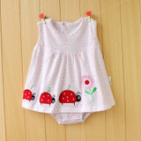 2017 Baby Rompers Summer Baby Girls Clothing Sets Cute Newborn Baby Clothes Toddler Baby Girl Clothes Roupa Infant Jumpsuits