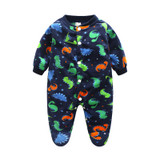 2017 Baby Rompers Fleece Long Sleeve 0-12M Baby Clothing Overalls for Newborn Baby Clothes Boy Girl Romper Ropa Bebes Jumpsuit