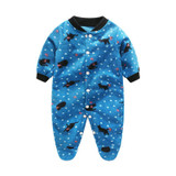 2017 Baby Rompers Fleece Long Sleeve 0-12M Baby Clothing Overalls for Newborn Baby Clothes Boy Girl Romper Ropa Bebes Jumpsuit