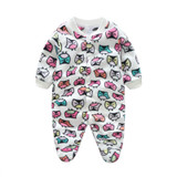 2017 Baby Rompers Fleece Long Sleeve 0-12M Baby Clothing Overalls for Newborn Baby Clothes Boy Girl Romper Ropa Bebes Jumpsuit