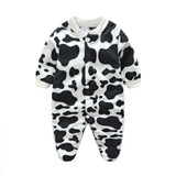 2017 Baby Rompers Fleece Long Sleeve 0-12M Baby Clothing Overalls for Newborn Baby Clothes Boy Girl Romper Ropa Bebes Jumpsuit