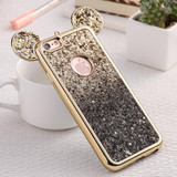 KISSCASE Phone Cases For iPhone 5 5s 6 6s 6 Plus 7 7 Plus Fashion 3D Mickey Mouse Cover Case For Samsung S6 S6 Edge S7 S7 Edge