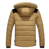 KING'S FAITH Fashion Jacket Men Hooded Winter Warm Cotton Jacket Men Parka Thick Coat Men Fashion Outwear 6692