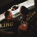 KING QUEEN Letters Printed Couples T-Shirt Tees Women Men Hipster Summer Fashion Lovers Tees Tops T shirt XXL NQ985369