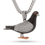 King Ice x Staple Pigeon Iced Out Pendant (Black)