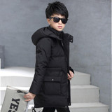 Kindstraum Super Warm 2017 Kids Boys Hooded Coat Fashion Boys Winter Cotton Parkas Thick Jackets Children Solid Outwear, MC767