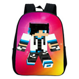 Kindergarten Children School Bag Minecraft Cartoon Backpack Printing School Bags For Boys Girls Small Backpacks Mochila Infantil