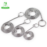 KIMHOME New Adjustable High Quality Metal Stainless Steel Snake Chain Dog Collar For Dogs
