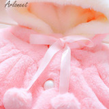 ARLONEET Baby Infant Girls Autumn Winter Hooded Coat Cloak Jacket Thick Warm Clothes P30 Nov03