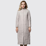 Arbitmatch Winter Jacket Women Fashion 90% White Duck Down Parka X-Long Single Breasted Slim Female Down Jacket Ladies Outwear