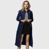 Arbitmatch Winter Jacket Women Fashion 90% White Duck Down Parka X-Long Single Breasted Slim Female Down Jacket Ladies Outwear