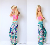 AQ125 Summer Women Pants Casual Mid Waist Flare Wide Leg Long Pants Printed Casual Striped Trousers Palazzo Trousers