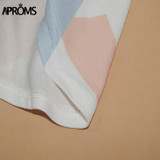 Aproms Sexy Multi Colored V Neck Shirt Dress Women 2017 Boho Short Sleeve Winter Midi Dress Casual Streetwear Sundress Vestidos