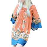 Aproms Bohemian Elegant Women Summer Dress Off Shoulder Beach Tunic Dresses Sundress European Style Sexy Vestidos De Ropa Mujer