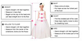 Appliques Lace Tulle Flower Girl Dresses For Weddings First Communion Dress Cheap White Little Girls Pageant Princess Ball Gown