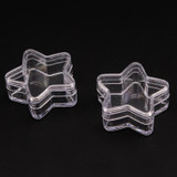 Free shipping 30pcx 5g five-pointed star cream jar, 5cc cosmetic container, plastic bottle,sample jar