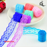 free shipping 20mm width mix Cheap Lace Fabric Trim Ribbon 10yard/lot DIY Garment Accessories embroidered lace ribbon Bilateral