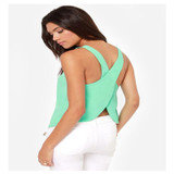 Free Shipping 2017 Summer Women Blouses Candy Color Casual Lady Shirts Sexy Backless Strap Chiffon Blouse Tops ladies' Vest