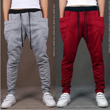 Free Shipping 2017 Newest unique design pants for men korean cool harem pants,fashion slim fit trousers,casual sweatpants