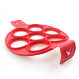 Free shipping 2017 new Flippin' Fantastic Nonstick Pancake Maker Egg Ring Maker Perfect Pancakes Easy Silicone egg pancake mold