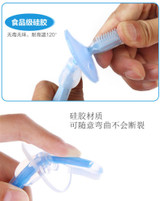 Baby deciduous tooth brush Silicone Kid Teether Training Toothbrushes Children Toothbrush Infant Newborn Oral Care Brush tool