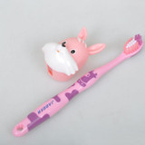 Baby Cute Cartoon Toothbrush Set Kids Soft Deciduous Tooth Training Brush Teeth Cleaning Toothbrush With Toothbrush Holder