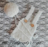 Baby Crochet Mohair Hat and Romper Newborn Bonnet Crochet Mohair Baby Clothes Baby Pants Newborn Baby Pros