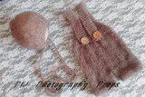 Baby Crochet Mohair Hat and Romper Newborn Bonnet Crochet Mohair Baby Clothes Baby Pants Newborn Baby Pros