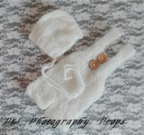 Baby Crochet Mohair Hat and Romper Newborn Bonnet Crochet Mohair Baby Clothes Baby Pants Newborn Baby Pros