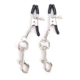 1 Pair Metal Bell Nipple Clamps With Chain Clips Flirting Teasing Sex Flirt Bondage Kit Slave Bdsm Exotic Accessories