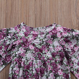 Baby Clothing Newborn Baby Girls Infant Kids Clothes Ruffles Floral Romper Jumpsuit Outfits Sunsuit Clothing 0-24M