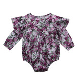 Baby Clothing Newborn Baby Girls Infant Kids Clothes Ruffles Floral Romper Jumpsuit Outfits Sunsuit Clothing 0-24M