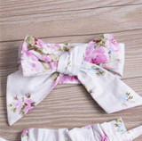 Baby Clothing Newborn Baby Girl Tassel Jumpsuit Romper + Headband Outfits 2pcs Baby Sunsuit Clothing
