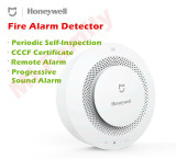 2017 Xiaomi Mijia Honeywell Fire Alarm Detector Audible And Visual Alarm Work With Gateway Remote Notication Mihome APP Control