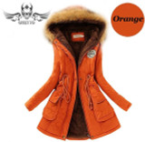 2017 Womens Winter Parkas Coat Jackets Women Thicken Warm Winter Fur Collar Plus Size Parkas for Women Long Winter warm Parka