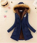 2017 Womens Winter Parkas Coat Jackets Women Thicken Warm Winter Fur Collar Plus Size Parkas for Women Long Winter warm Parka