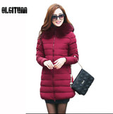 2017 Womens Winter Jackets And Coats Thick Warm Hooded Down Cotton Padded Parkas For Women's Winter Jacket Female Manteau Femme