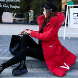 2017 womens winter coat jacket and coats women High Quality Warm Female thickening Warm Parka Hood Over Coat Down Jacket